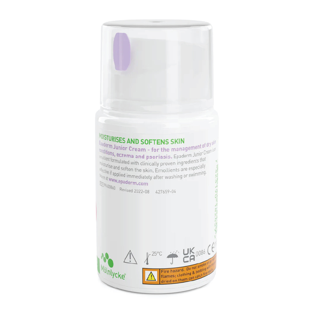 Epaderm, Junior Cream, Emollient cream for dry sensitive skin, 50g